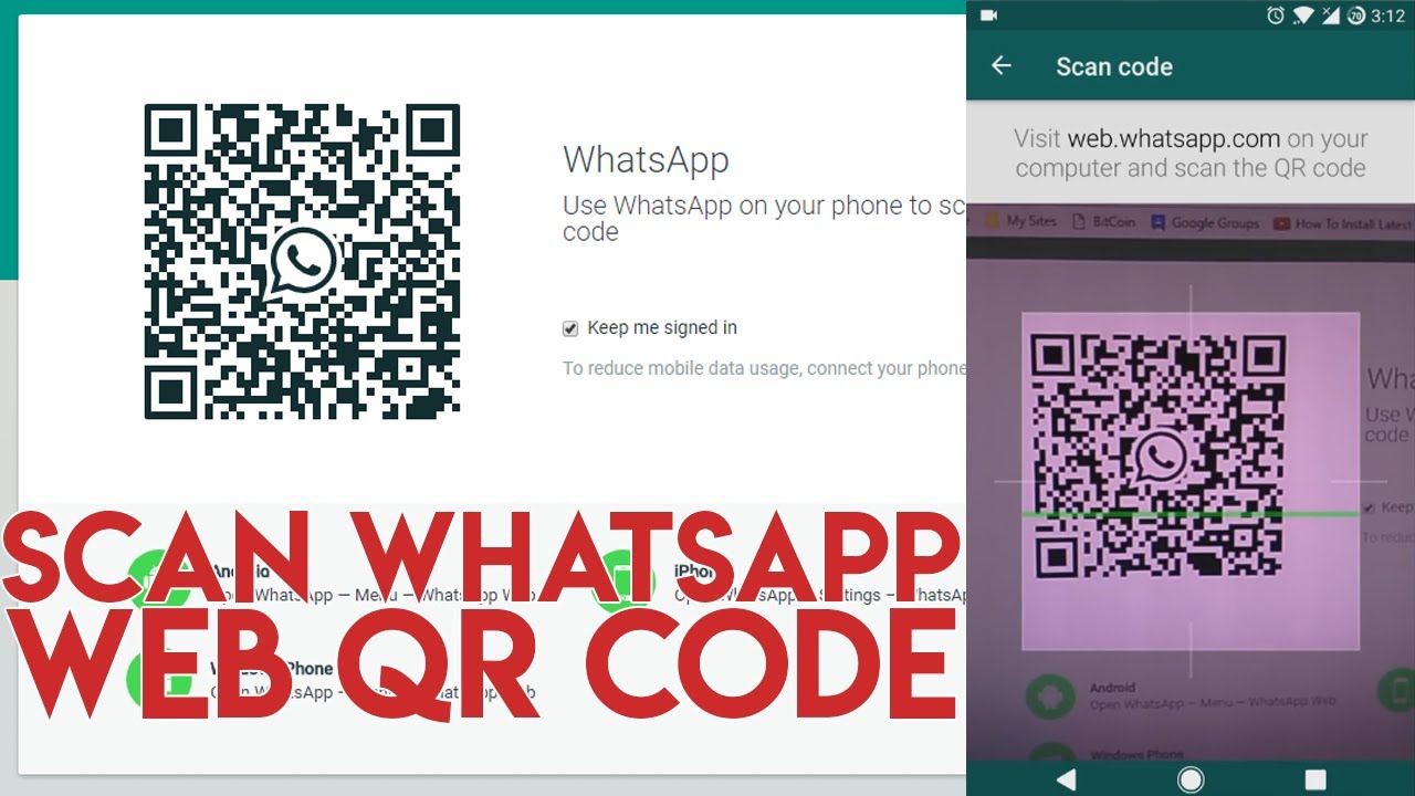 How to scan with whatsapp on phone